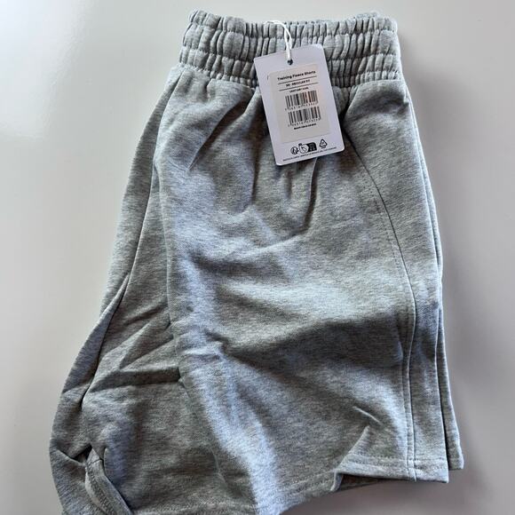 Gymshark Sweat Shorts Womens XS Elastic Waist Pockets Workout Training Gray - Picture 2 of 10